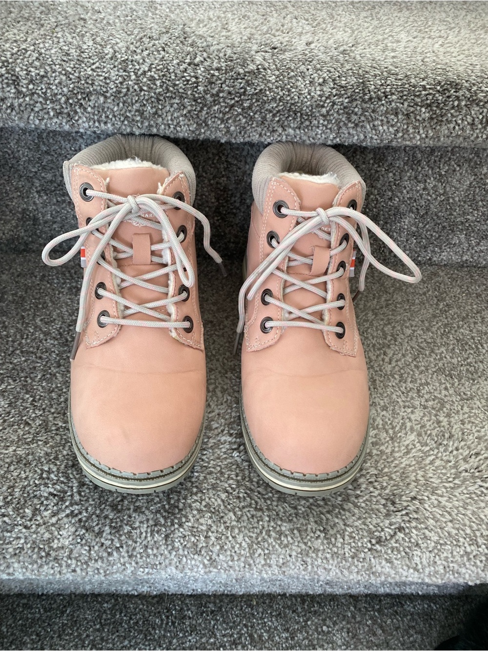 Pink Winter Ankle Boots